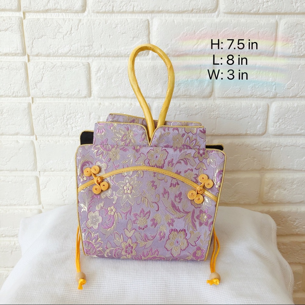 Asian Style Handbag (purple)